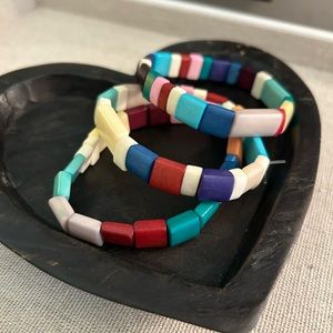 Gallery stack bracelets, set of 3